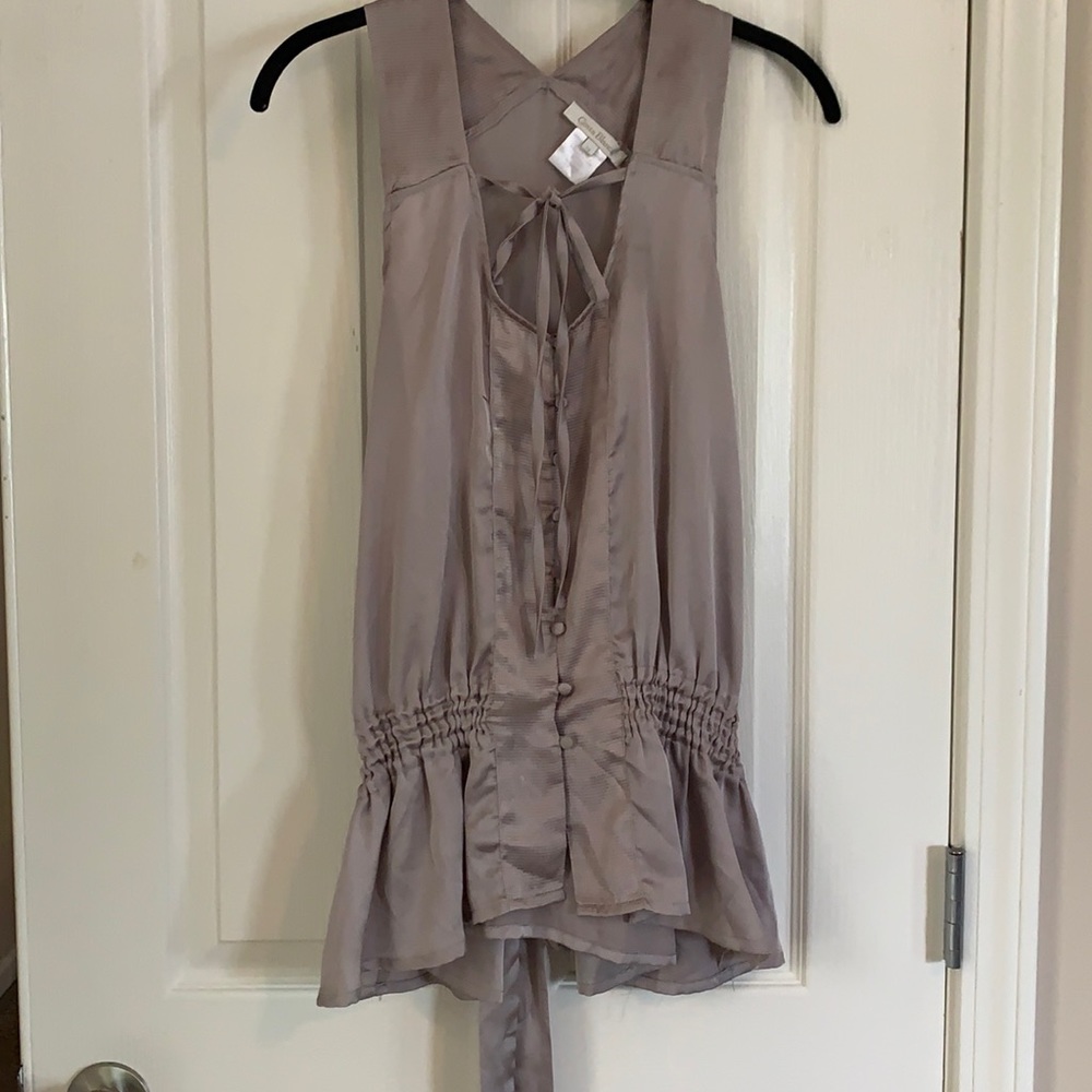 Costa Banca Unique Silk Feel Silver Top